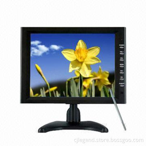 10.2 Inch Touch screen Industrial LCD Monitor with VGA and AV input, Resolution 800 x 600pixels